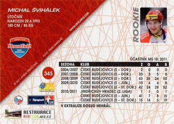 2011-12 OFS Plus #345 Michal Svihalek Back