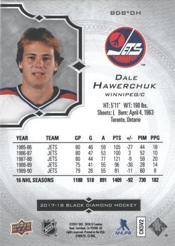 2017-18 Upper Deck Black Diamond #BDB-DH Dale Hawerchuk Back