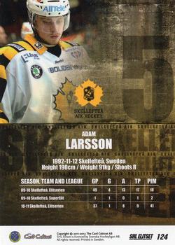 2011-12 SHL Elitset #124 Adam Larsson Back