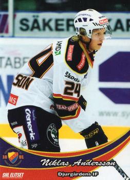 2009-10 SHL Elitset #159 Niklas Andersson Front