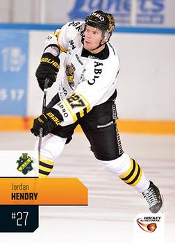 2014-15 HockeyAllsvenskan #HA-005 Jordan Hendry Front