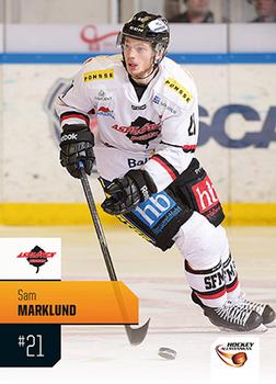 2014-15 HockeyAllsvenskan #HA-065 Sam Marklund Front