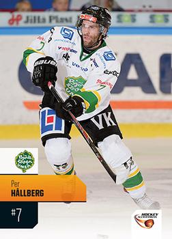2014-15 HockeyAllsvenskan #HA-103 Per Hallberg Front