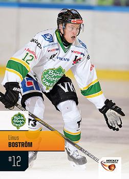 2014-15 HockeyAllsvenskan #HA-106 Linus Boström Front