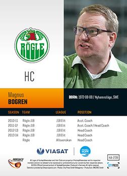 2014-15 HockeyAllsvenskan #HA-239 Magnus Bogren Back