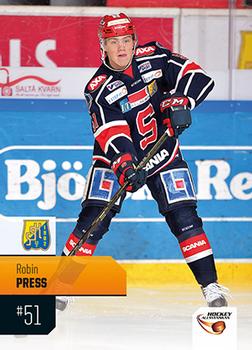 2014-15 HockeyAllsvenskan #HA-249 Robin Press Front