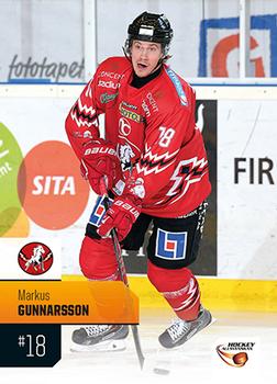 2014-15 HockeyAllsvenskan #HA-327 Markus Gunnarsson Front