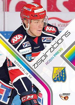 2014-15 HockeyAllsvenskan - Aspirations #HA-AS11 Robin Press Front
