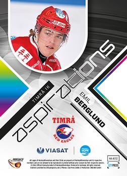2014-15 HockeyAllsvenskan - Aspirations #HA-AS12 Emil Berglund Back