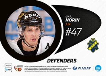 2014-15 HockeyAllsvenskan - Defenders #HA-DF01 Eric Norin Back