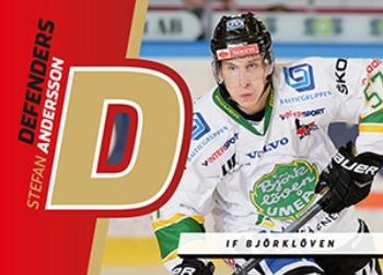 2014-15 HockeyAllsvenskan - Defenders #HA-DF03 Stefan Andersson Front