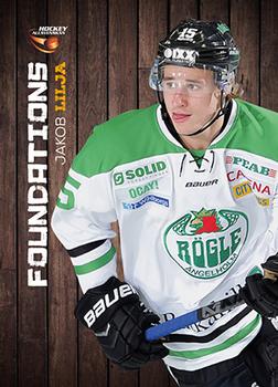 2014-15 HockeyAllsvenskan - Foundations #HA-FD07 Jakob Lilja Front