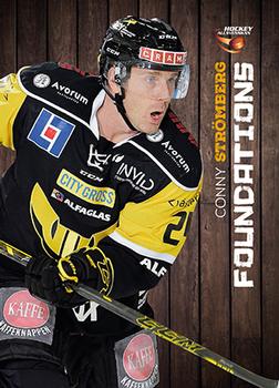 2014-15 HockeyAllsvenskan - Foundations #HA-FD10 Conny Strömberg Front