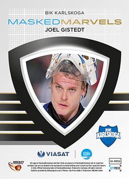 2014-15 HockeyAllsvenskan - Masked Marvels #HA-MM04 Joel Gistedt Back
