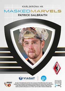 2014-15 HockeyAllsvenskan - Masked Marvels #HA-MM06 Patrick Galbraith Back