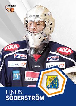 2014-15 HockeyAllsvenskan - Masked Marvels #HA-MM11 Linus Soderstrom Front