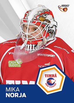 2014-15 HockeyAllsvenskan - Masked Marvels #HA-MM12 Mika Norja Front