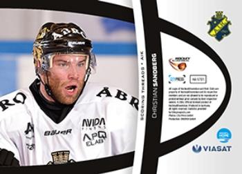 2014-15 HockeyAllsvenskan - Scoring Threads #HA-ST01 Christian Sandberg Back