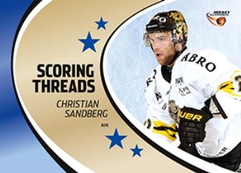 2014-15 HockeyAllsvenskan - Scoring Threads #HA-ST01 Christian Sandberg Front