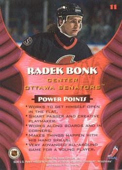 1994-95 Finest - Bowman's Best Red Rookies #11 Radek Bonk Back