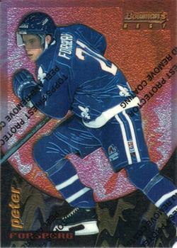 1994-95 Finest - Bowman's Best Red Rookies #12 Peter Forsberg Front