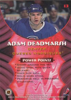 1994-95 Finest - Bowman's Best Red Rookies #13 Adam Deadmarsh Back