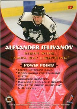 1994-95 Finest - Bowman's Best Red Rookies #17 Alexander Selivanov Back