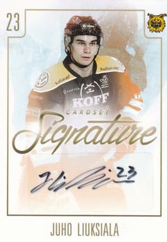 2017-18 Cardset Finland - Signature (Series One) #NNO Juho Liuksiala Front
