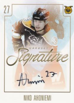 2017-18 Cardset Finland - Signature (Series One) #NNO Niko Ahoniemi Front