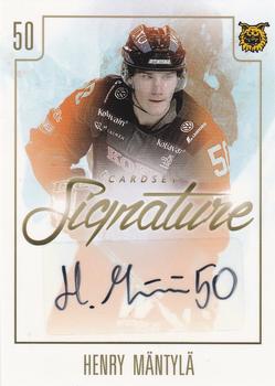 2017-18 Cardset Finland - Signature (Series One) #NNO Henry Mäntylä Front