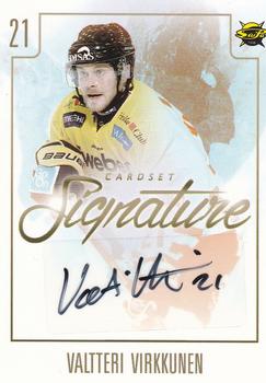 2017-18 Cardset Finland - Signature (Series One) #NNO Valtteri Virkkunen Front