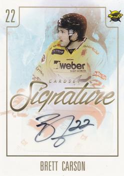 2017-18 Cardset Finland - Signature (Series One) #NNO Brett Carson Front