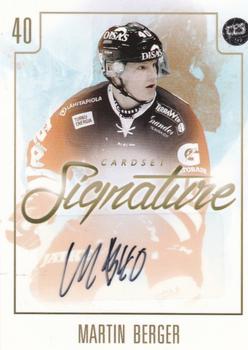 2017-18 Cardset Finland - Signature (Series One) #NNO Martin Berger Front