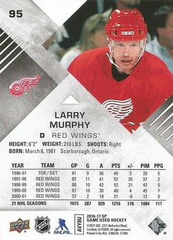 2016-17 SP Game Used - Purple #95 Larry Murphy Back