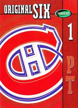 2003-04 Parkhurst Original Six Montreal - He Shoots He Scores Redemption Points #NNO 1 Point Front