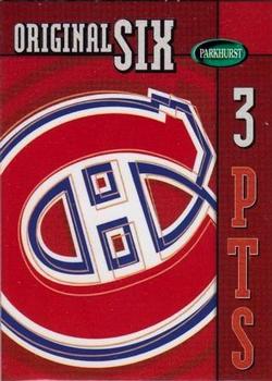 2003-04 Parkhurst Original Six Montreal - He Shoots He Scores Redemption Points #NNO 3 Points Front