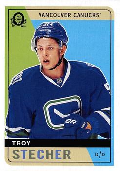 2017-18 O-Pee-Chee - Retro #252 Troy Stecher Front