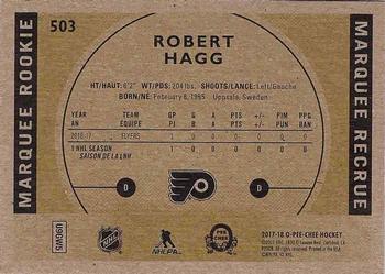 2017-18 O-Pee-Chee - Retro #503 Robert Hagg Back