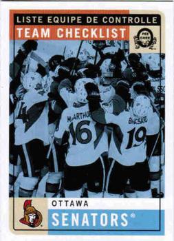 2017-18 O-Pee-Chee - Retro #581 Ottawa Senators Front