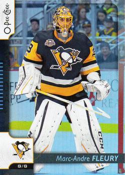 2017-18 O-Pee-Chee - Black Rainbow Foil #13 Marc-Andre Fleury Front