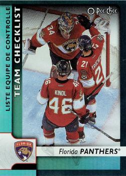 2017-18 O-Pee-Chee - Black Rainbow Foil #573 Florida Panthers Front