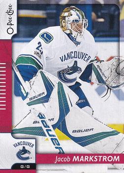 2017-18 O-Pee-Chee - Red #222 Jacob Markstrom Front