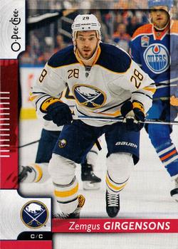 2017-18 O-Pee-Chee - Red #404 Zemgus Girgensons Front