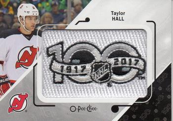 2017-18 O-Pee-Chee - Manufactured Patches #P-66 Taylor Hall Front