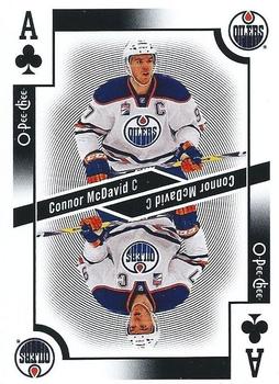 2017-18 O-Pee-Chee - Playing Cards #A♣ Connor McDavid Front