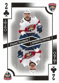 2017-18 O-Pee-Chee - Playing Cards #2♣ Vincent Trocheck Front