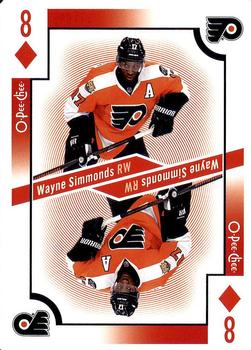 2017-18 O-Pee-Chee - Playing Cards #8♦ Wayne Simmonds Front