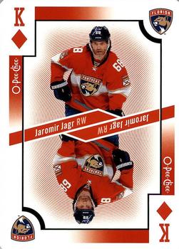 2017-18 O-Pee-Chee - Playing Cards #K♦ Jaromir Jagr Front