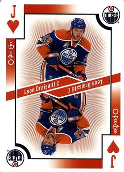 2017-18 O-Pee-Chee - Playing Cards #J♥ Leon Draisaitl Front