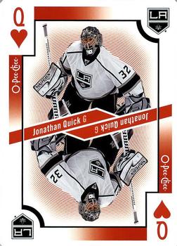 2017-18 O-Pee-Chee - Playing Cards #Q♥ Jonathan Quick Front